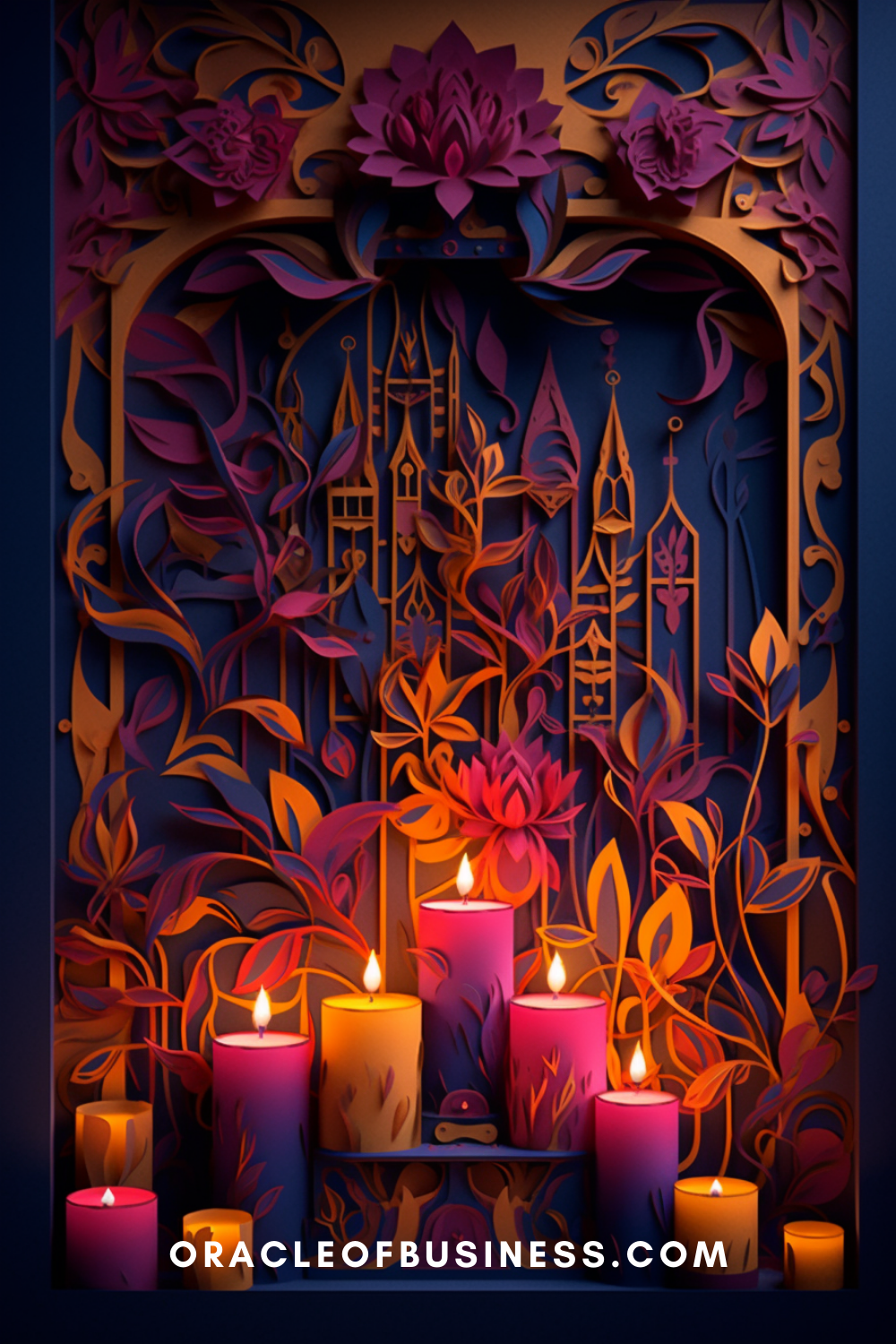 Oracle of Business: Business Advice for Small Business Owners A paper cut out of a castle with candles and candles. Oracle of Business: Business Advice for Small Business Owners A paper cut out of a castle with candles and candles.
