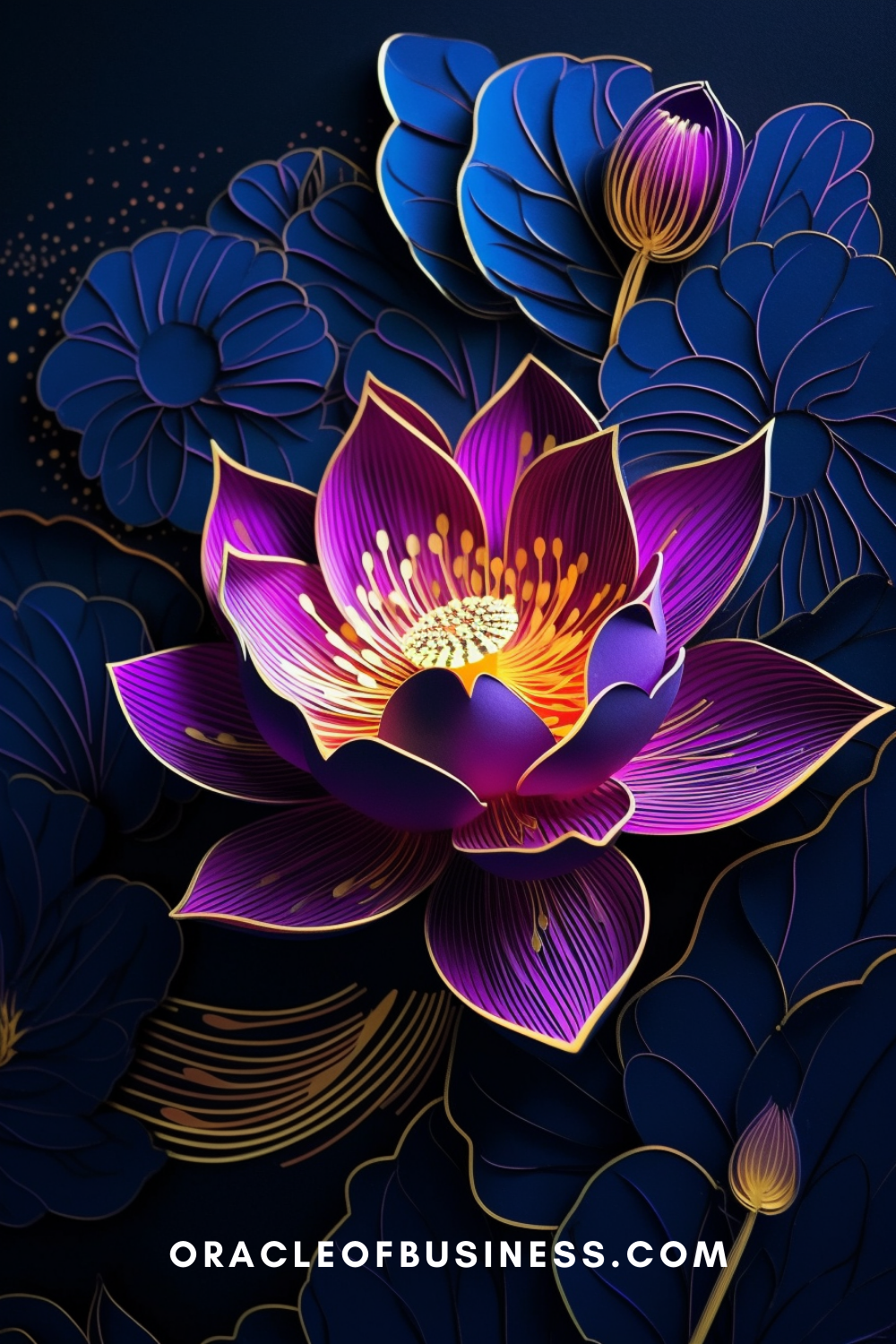 Oracle of Business: Business Advice for Small Business Owners A purple lotus flower with the words oracle for business. Oracle of Business: Business Advice for Small Business Owners A purple lotus flower with the words oracle for business.