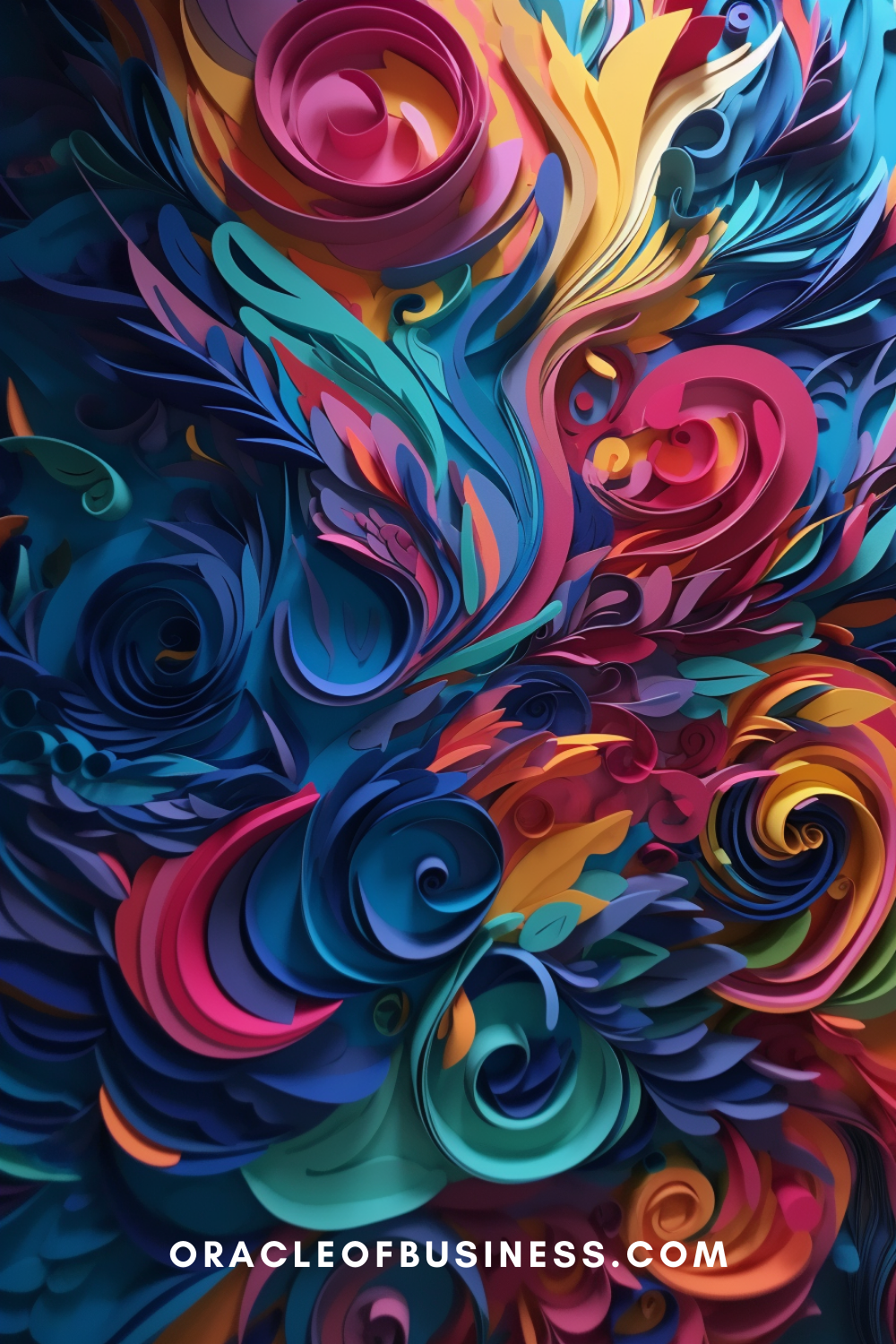 Oracle of Business: Business Advice for Small Business Owners A colorful background with the words oracle for business com.