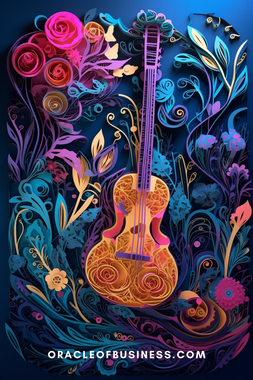 Oracle of Business: Business Advice for Small Business Owners An oracle for business poster with a guitar and flowers. Oracle of Business: Business Advice for Small Business Owners An oracle for business poster with a guitar and flowers.