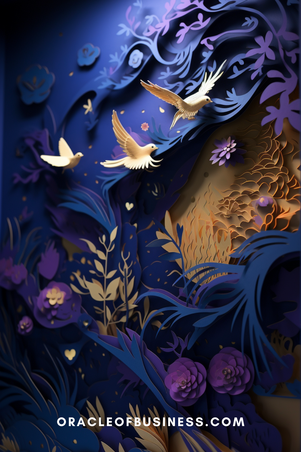 Oracle of Business: Business Advice for Small Business Owners A blue and purple background with birds and flowers. Oracle of Business: Business Advice for Small Business Owners A blue and purple background with birds and flowers.