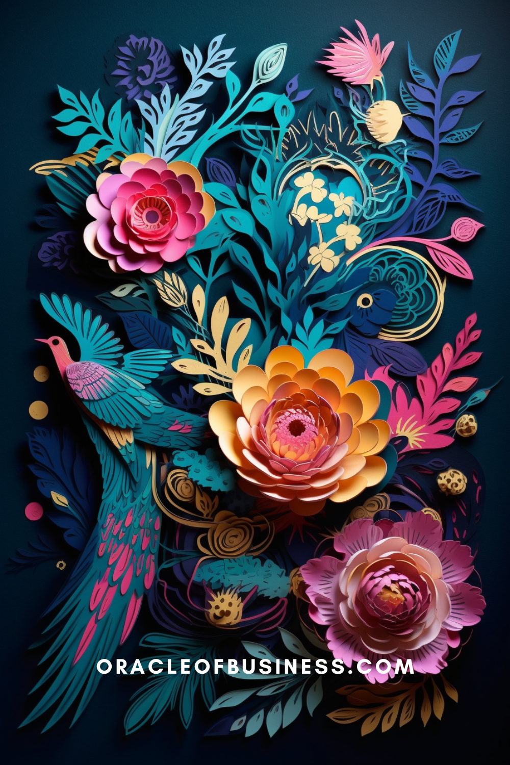 Oracle of Business: Business Advice for Small Business Owners Paper flowers and birds with the words grace business com. Oracle of Business: Business Advice for Small Business Owners Paper flowers and birds with the words grace business com.