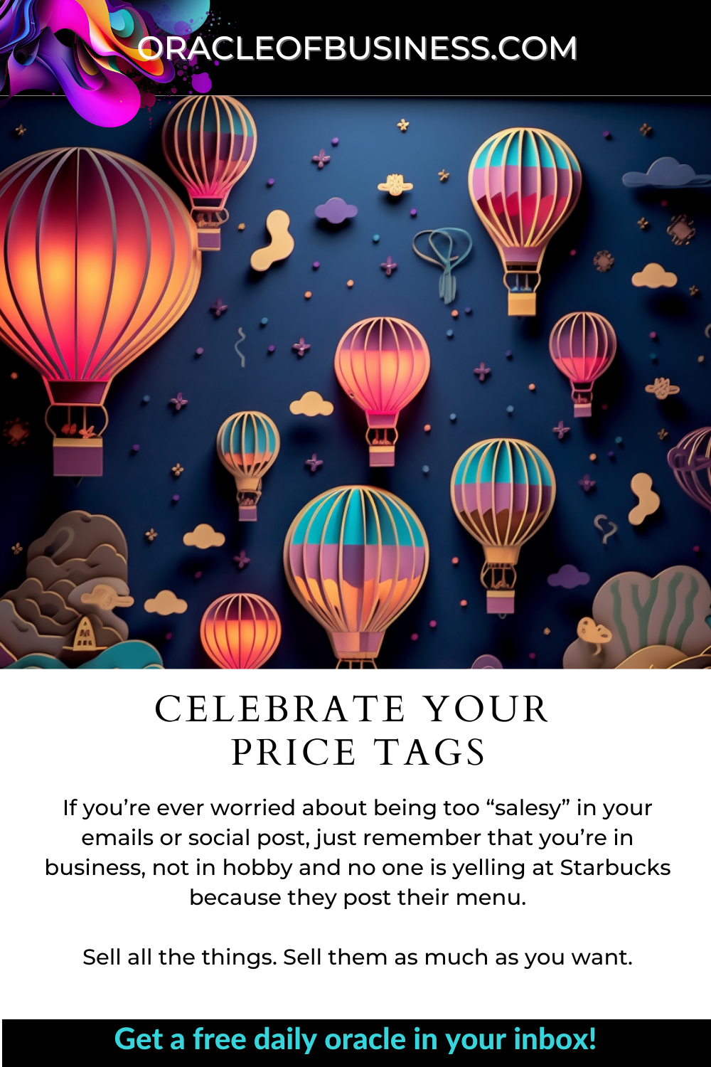 Oracle of Business: Business Advice for Small Business Owners Oracle of business com celebrate your price tags. Oracle of Business: Business Advice for Small Business Owners Oracle of business com celebrate your price tags.