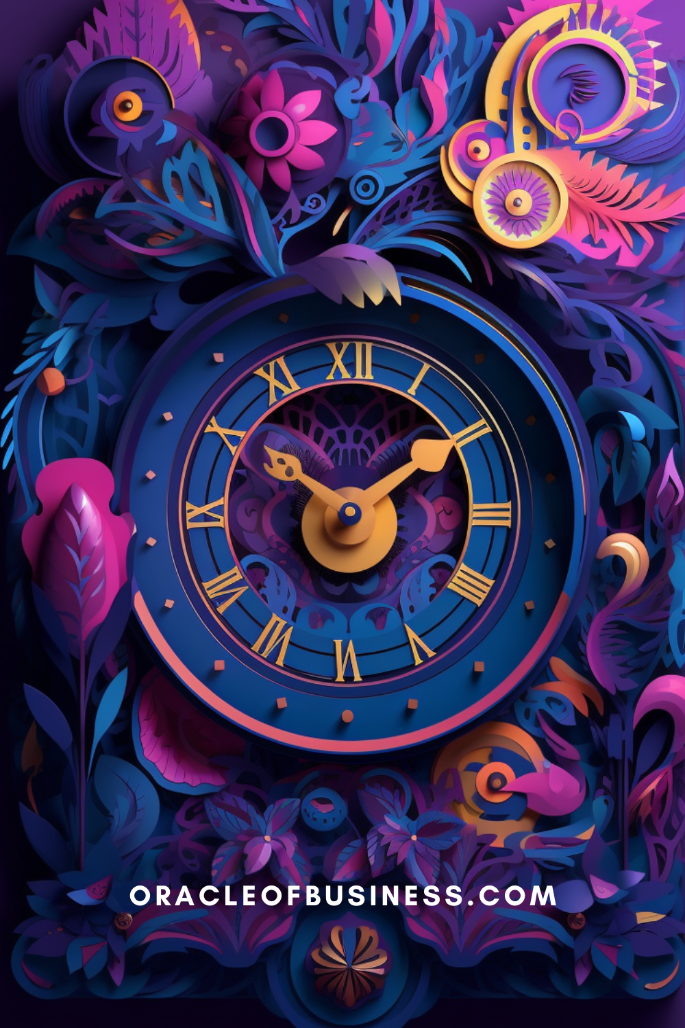 Oracle of Business: Business Advice for Small Business Owners An oracle business clock on a purple background. Oracle of Business: Business Advice for Small Business Owners An oracle business clock on a purple background.