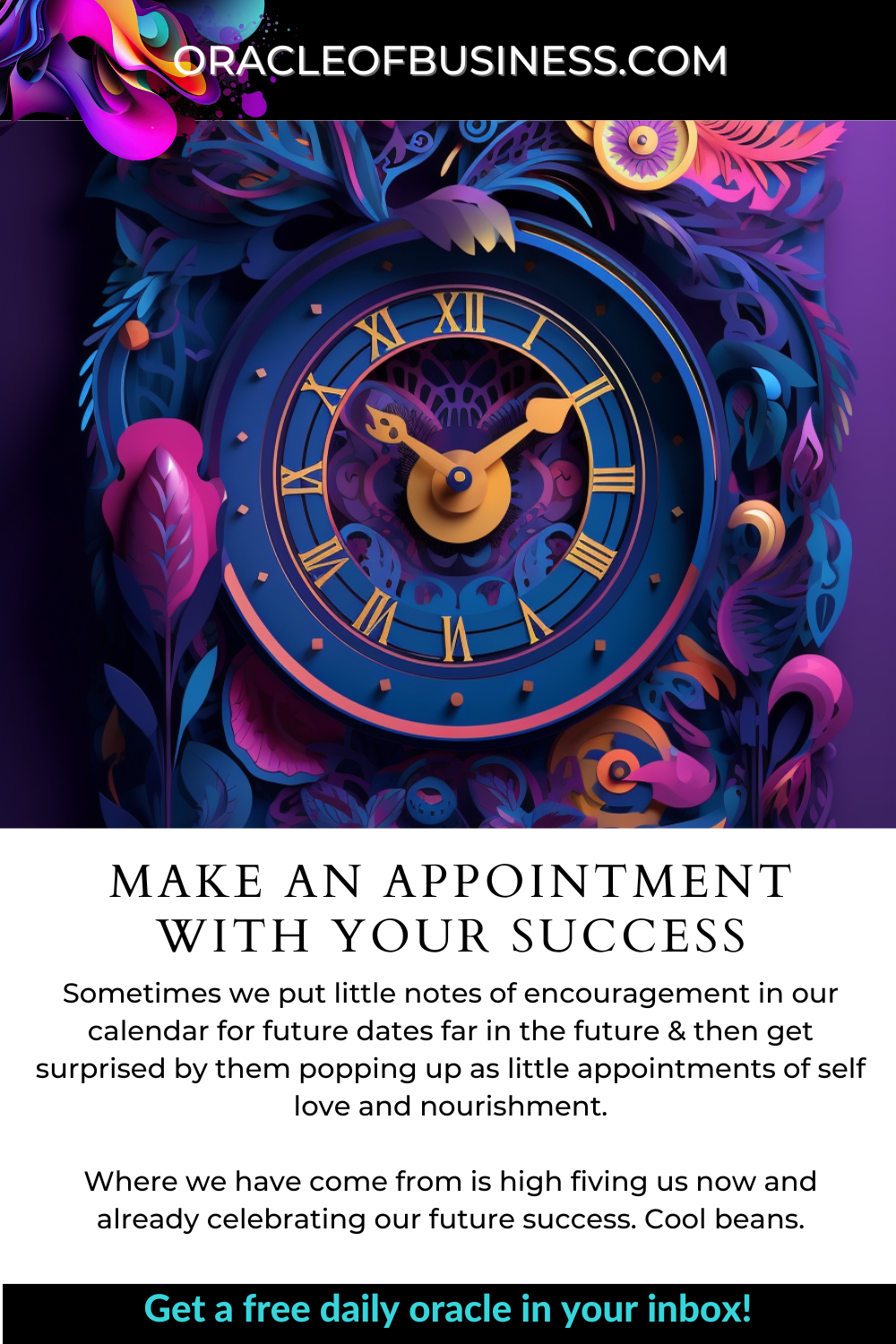 Oracle of Business: Business Advice for Small Business Owners Make an appointment with your success. Oracle of Business: Business Advice for Small Business Owners Make an appointment with your success.