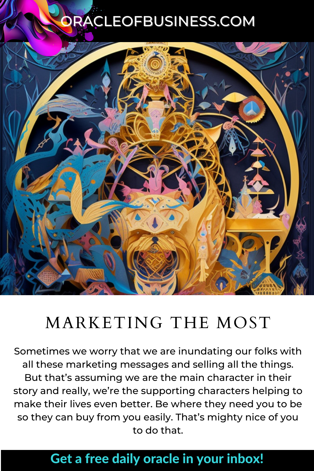 Oracle of Business: Business Advice for Small Business Owners Oracle of business marketing the most. Oracle of Business: Business Advice for Small Business Owners Oracle of business marketing the most.