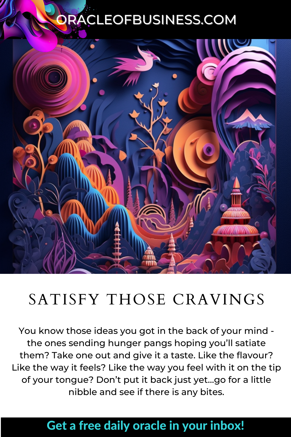 Oracle of Business: Business Advice for Small Business Owners Oracle of business – satify those cravings. Oracle of Business: Business Advice for Small Business Owners Oracle of business - satify those cravings.