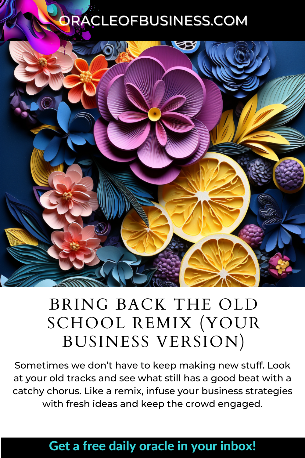 A flyer with the text bring back the old school remix your remix version.