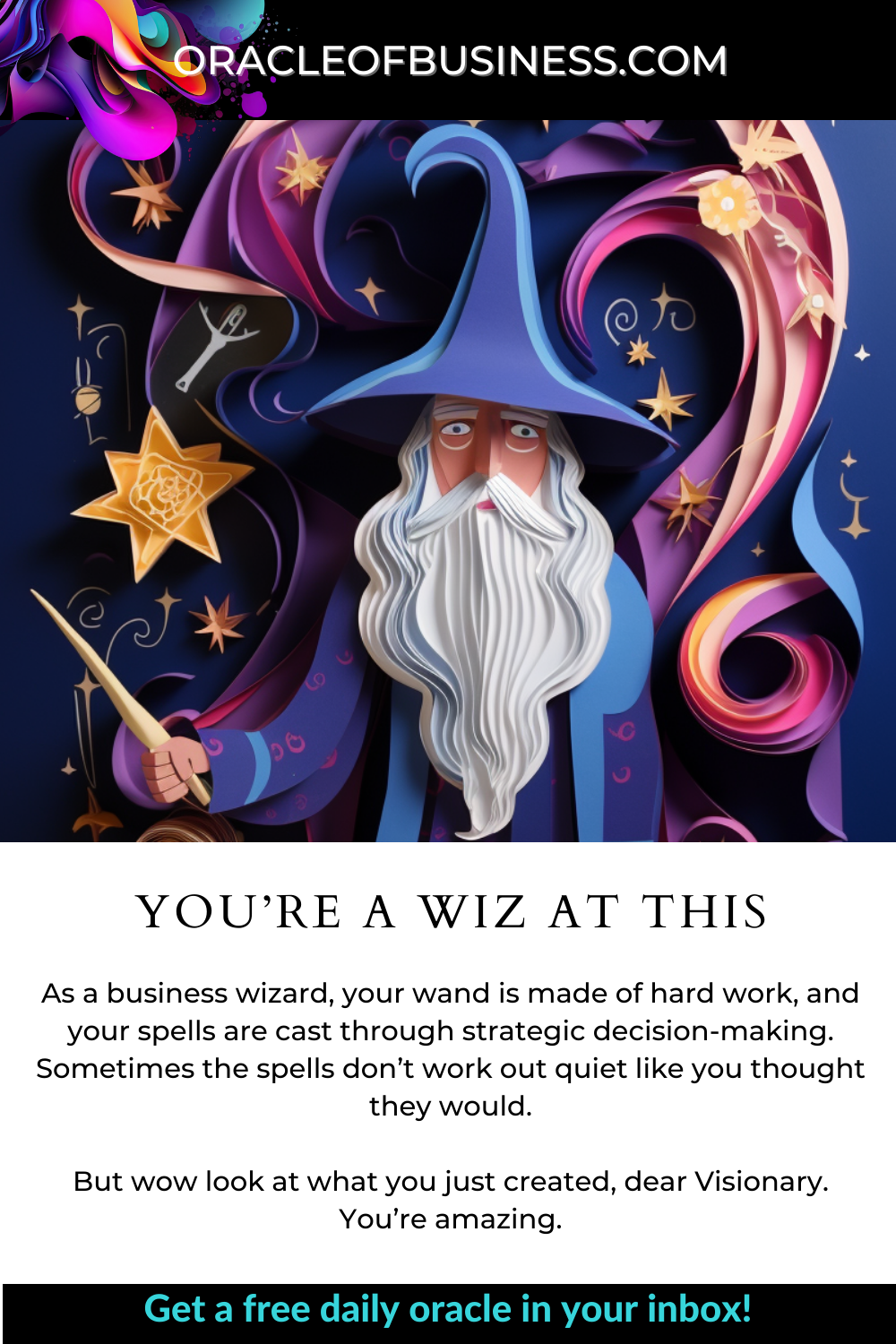 Oracle of Business: Business Advice for Small Business Owners Oracle of business – you’re a wizard at this. Oracle of Business: Business Advice for Small Business Owners Oracle of business - you're a wizard at this.