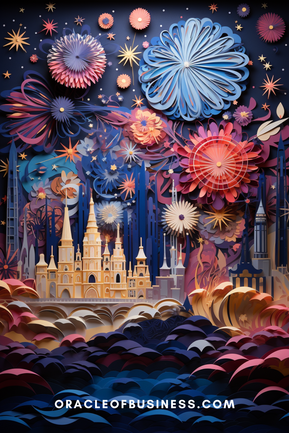 Oracle of Business: Business Advice for Small Business Owners A paper cut out of a city with fireworks and a castle. Oracle of Business: Business Advice for Small Business Owners A paper cut out of a city with fireworks and a castle.