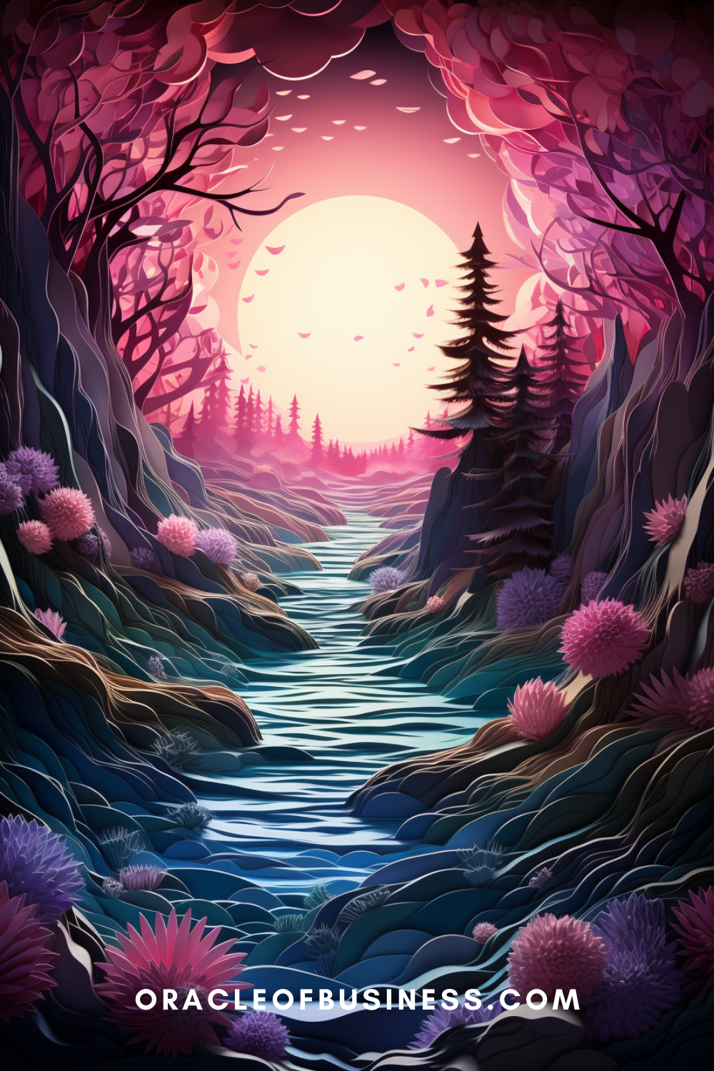 Oracle of Business: Business Advice for Small Business Owners An illustration of a river with pink flowers and trees. Oracle of Business: Business Advice for Small Business Owners An illustration of a river with pink flowers and trees.