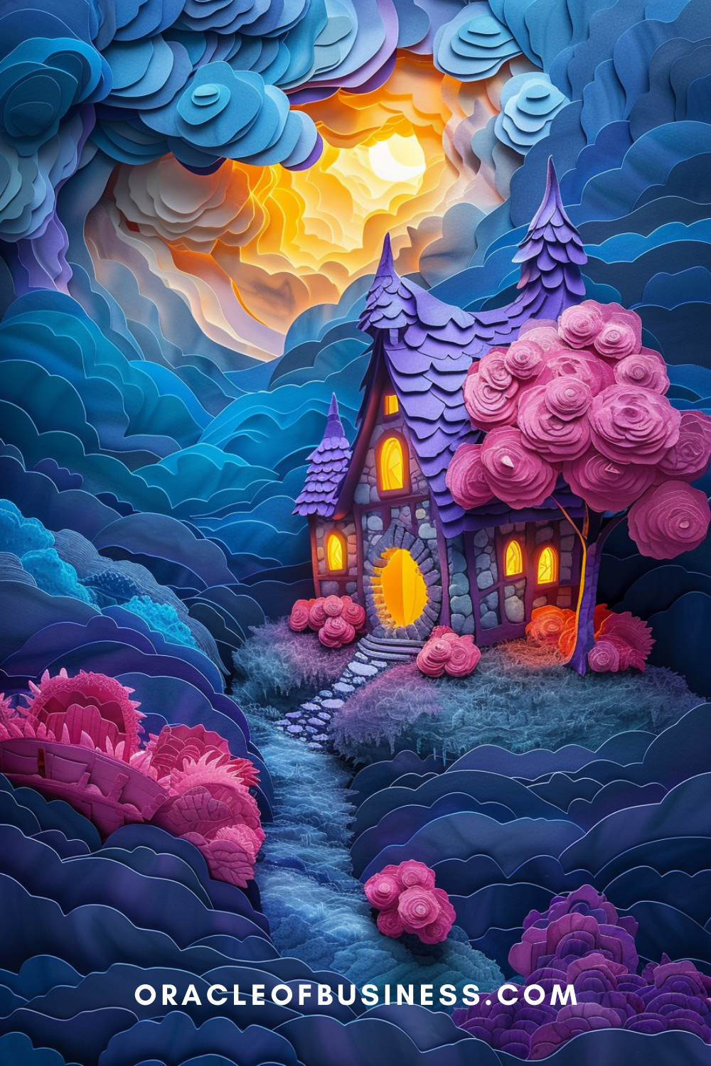 Oracle of Business: Business Advice for Small Business Owners A paper cut out of a house in a forest. Oracle of Business: Business Advice for Small Business Owners A paper cut out of a house in a forest.