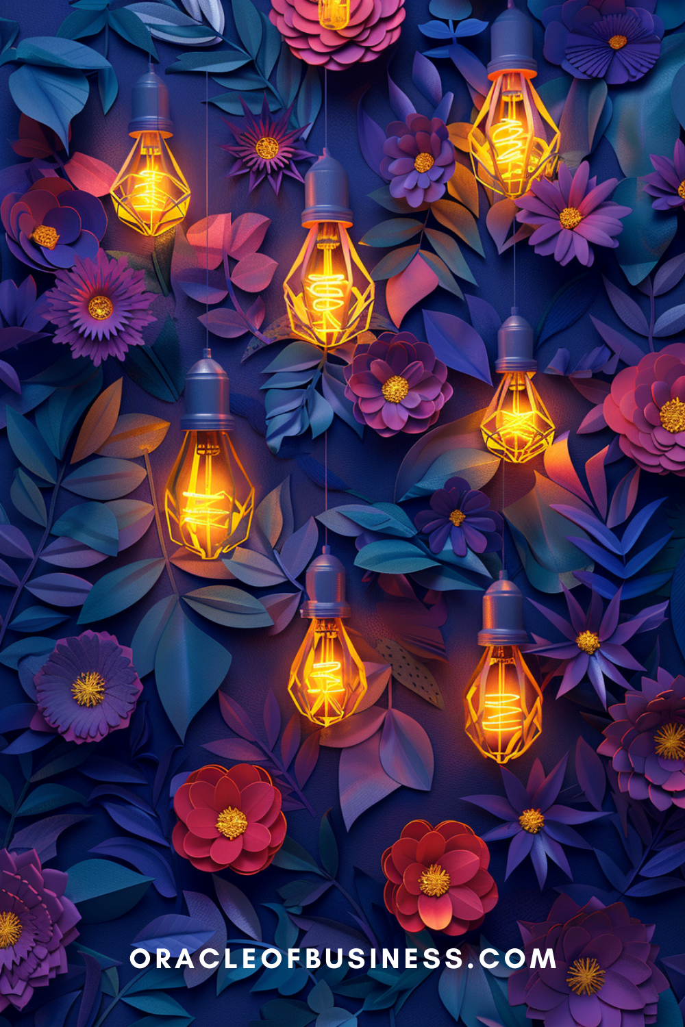 Oracle of Business: Business Advice for Small Business Owners Oracle for business – paper flowers and light bulbs. Oracle of Business: Business Advice for Small Business Owners Oracle for business - paper flowers and light bulbs.