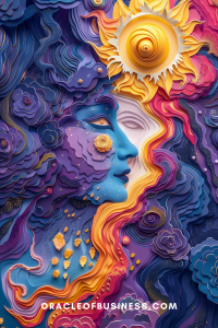 Oracle of Business: Business Advice for Small Business Owners Vibrant digital artwork depicting a stylized face blended into a flowing, colorful landscape with sun and cloud motifs. Oracle of Business: Business Advice for Small Business Owners Vibrant digital artwork depicting a stylized face blended into a flowing, colorful landscape with sun and cloud motifs.