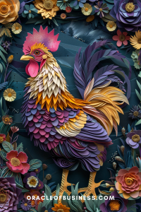 Oracle of Business: Business Advice for Small Business Owners An intricate paper art depiction of a colorful rooster surrounded by stylized flowers, set against a dark blue background. Oracle of Business: Business Advice for Small Business Owners An intricate paper art depiction of a colorful rooster surrounded by stylized flowers, set against a dark blue background.